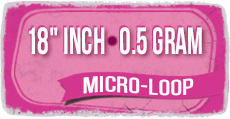 18 inch micro loop hair extensions