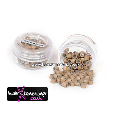 5mm Dark Blonde Silicone Lined Micro Rings - Approx 100pcs
