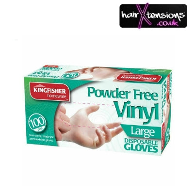 100pk Powder Free PPE Disposable Latex Gloves