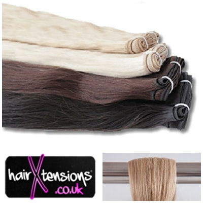#18 Honey Blonde 14&quot; Remy Weft Hair Extensions