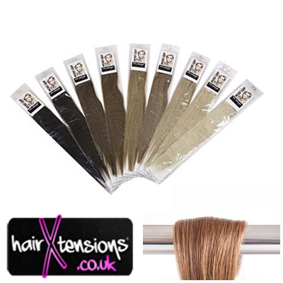 Med Brown 25 Strands Micro-Loop 14