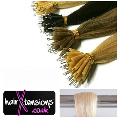 613 Light Blonde 20 0.5g Nano Tip Hair Extensions