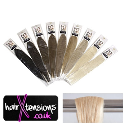 #22 Light Neutral Blond 25 Strands Stick-Tip 18&quot; Hair Extensions (1g)