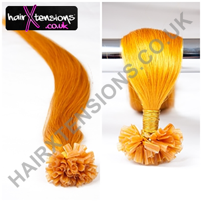 #144 gold hair extensions