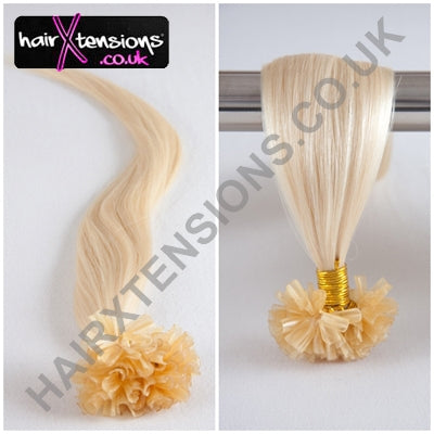 #60 platinum blonde hair extensions