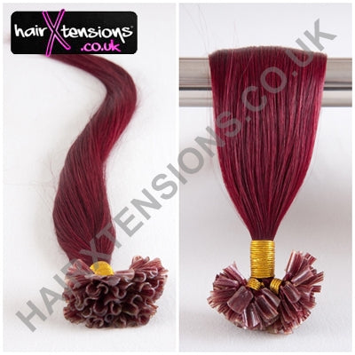 #99j red wine hair extensions