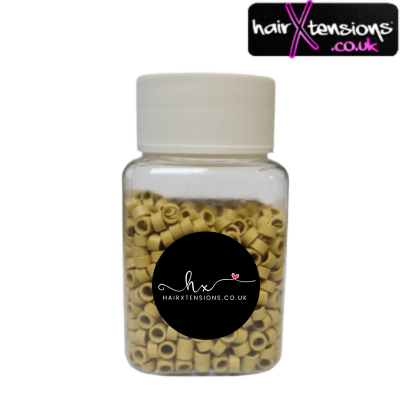 1000 Blonde Micro-Rings 4mm (Non-Silicone)
