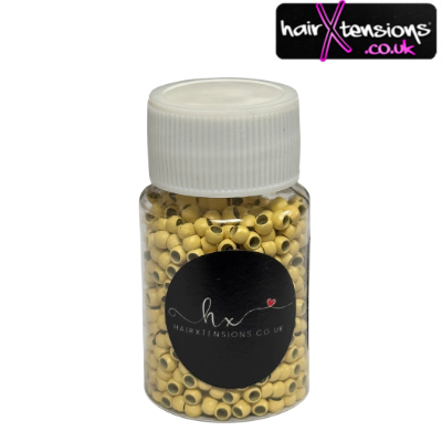 Blonde - 3mm Nano Rings Approx 1000pcs (Non-Silicone)