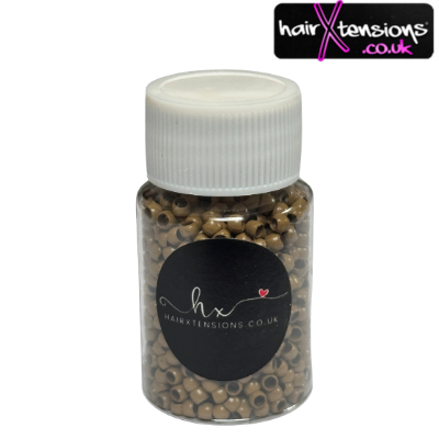 Dark Blonde - 3mm Nano Rings Approx 1000pcs (Non-Silicone)