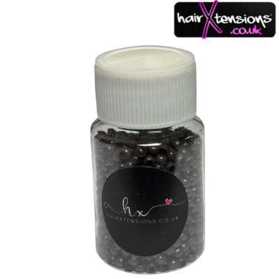 3mm Silicone-Lined Nano Beads (Dark Brown)