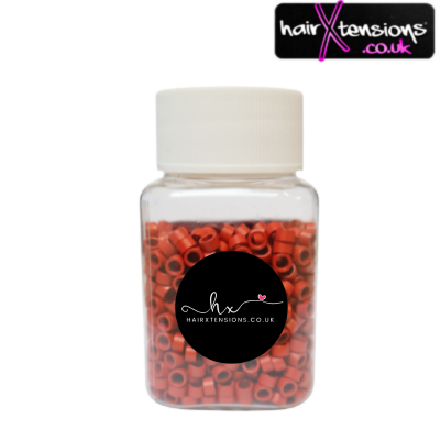 1000 Red Micro-Rings 4mm (Non-Silicone)