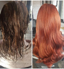 true copper hair extensions
