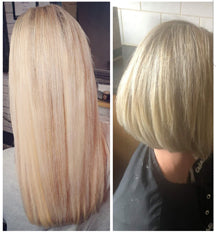 hair extensions blonde with red highlights