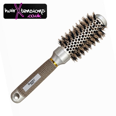 Ceramic Nano Technology Blowdry Brush for smooth, shiny hair and professional styling