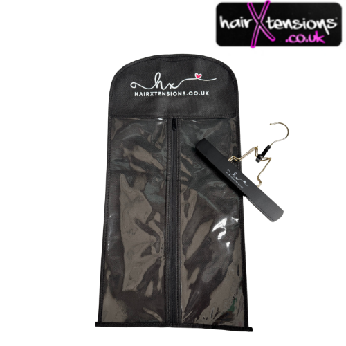 HairX Pro Hair Extension Storage Zipper Bag & Hanger