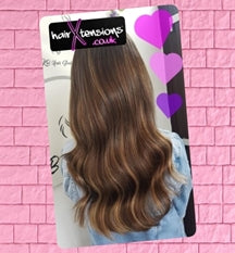 mixed brown hair extensions