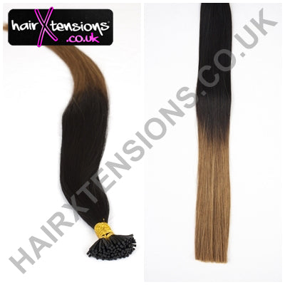 ombre #1b/#8 hair extensions