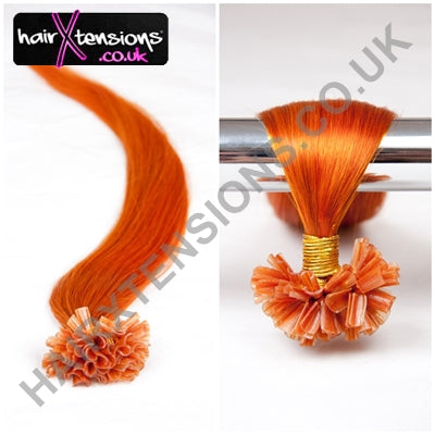 orange hair extensions