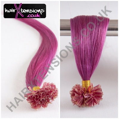 purple hair extensions