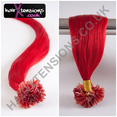red hair extensions