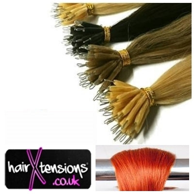#130 Russet 18&quot; 0.5g Nano Tip Hair Extensions