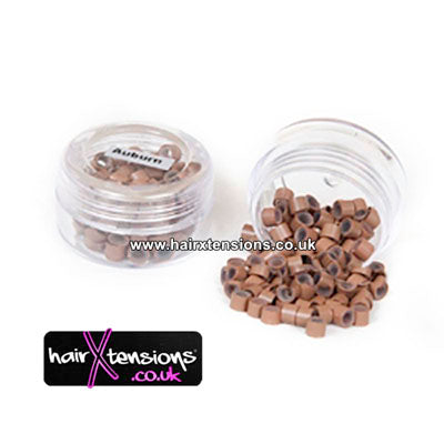 4mm Auburn Silicone Lined Micro Rings - Approx 100pcs