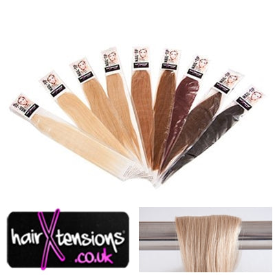 #16 Ash Blonde - 25 Strands Nail-Tip 14&quot; Remy Hair Extensions