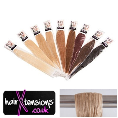 #18 Honey Blonde - 25 Strands Nail-Tip 22&quot; Remy Hair Extensions