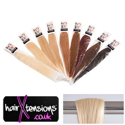 #22 Neutral Blond 25 Strands Nail-Tip 14&quot; Remy Hair Extensions