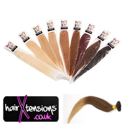 Ombre #8-#24 - 25 Strands Nail-Tip 18&quot; Remy Hair Extensions