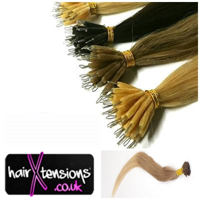 Ombre #10-#22 - 25 Strands Nano-Tip 18&quot; Remy Hair Extensions